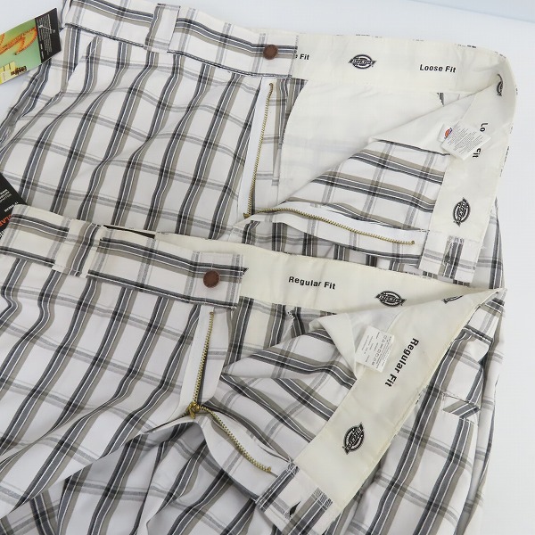 実際に弊社で買取させて頂いた【未使用】Dickies/ディッキーズ MULTI USE POCKET SHORTS/マルチユーズ ポケット ショーツ/チェック柄 ハーフパンツ/2点セットの画像 2枚目