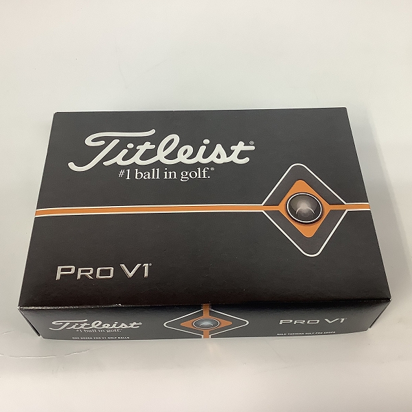 実際に弊社で買取させて頂いた【未使用】Titleist/タイトリスト PRO V1 ゴルフボール 1ダースの画像 2枚目