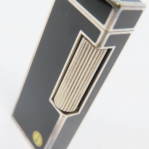 実際に弊社で買取させて頂いたdunhill/ダンヒル サイドローラーガスライター シルバー×ブラック RL2301の画像 3枚目