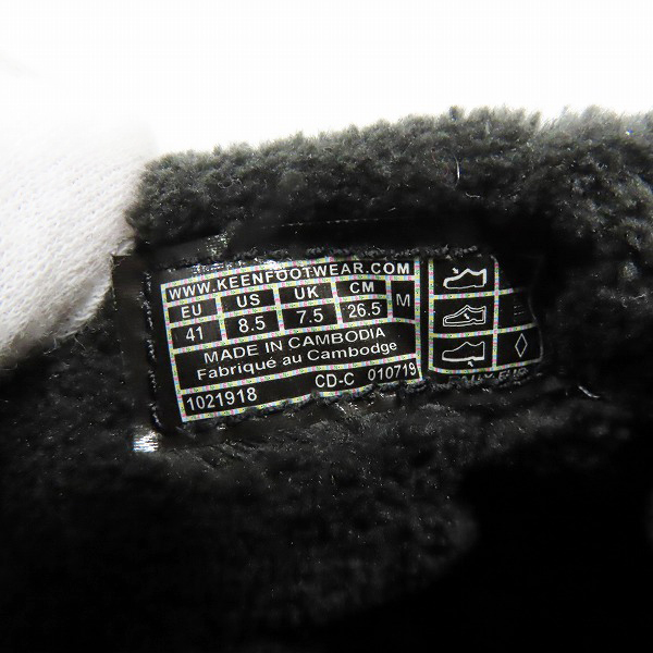 実際に弊社で買取させて頂いたKEEN/キーン HOWSER MID ハウザーミッド ブーツ 1021918 /26.5の画像 5枚目