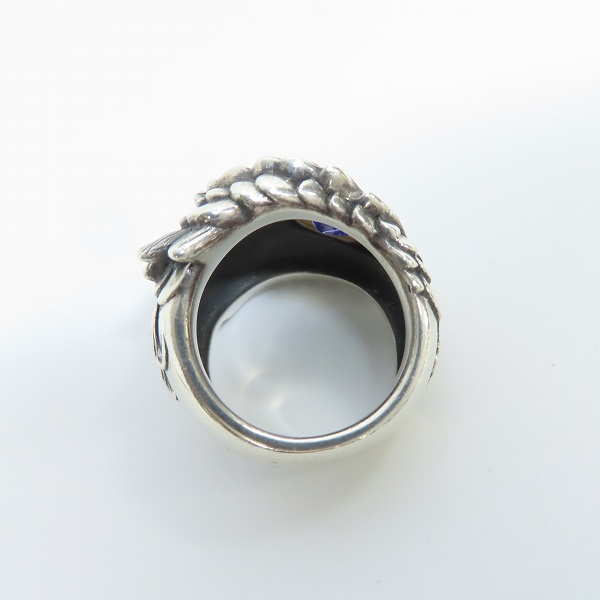 実際に弊社で買取させて頂いた【ギャラ付】Bloody Mary/ブラッディマリー シルバー×K18×タンザナイト ドラードリング/15号の画像 5枚目