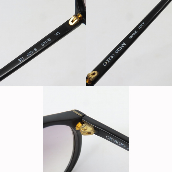 実際に弊社で買取させて頂いたGiorgio Armani/ジョルジオアルマーニ サングラス 311 020-Sの画像 5枚目