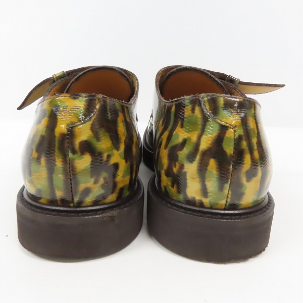 実際に弊社で買取させて頂いたGIORGIO ARMANI/ジョルジオアルマーニ ダブルモンク カモフラ柄 シューズ/8の画像 1枚目