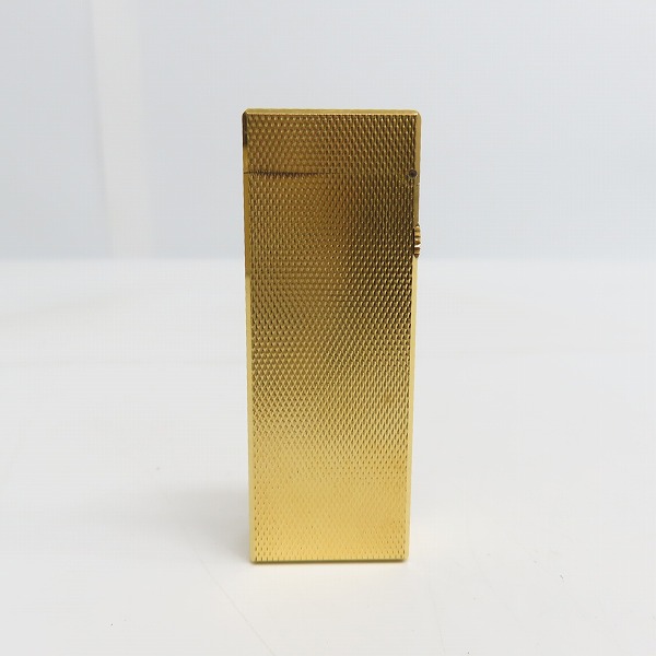 実際に弊社で買取させて頂いたdunhill/ダンヒル ダイヤカット ローラー ガスライター ゴールドの画像 1枚目