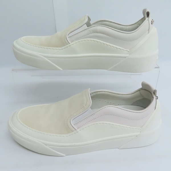 実際に弊社で買取させて頂いたJIMMY CHOO/ジミーチュウ V.B.C SLIP ON スタッズ付き スリッポンスニーカー/41の画像 3枚目