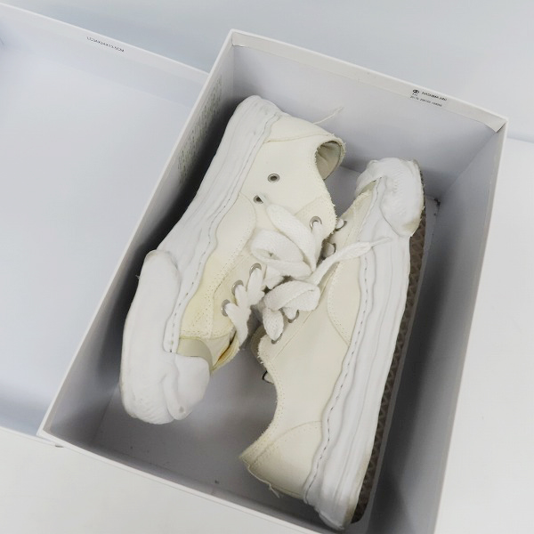 実際に弊社で買取させて頂いたMaison MIHARA YASUHIRO/メゾンミハラヤスヒロ original sole toe cap sneaker LOW スニーカー A05FW702/43の画像 8枚目