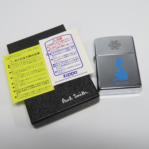 実際に弊社で買取させて頂いたZIPPO/ジッポー Paul Smith/ポールスミス 結晶 2002年製の画像 6枚目