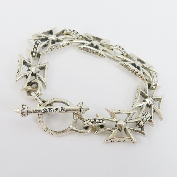 実際に弊社で買取させて頂いたDEAL DESIGN/ディールデザイン クロスガードブレスレット