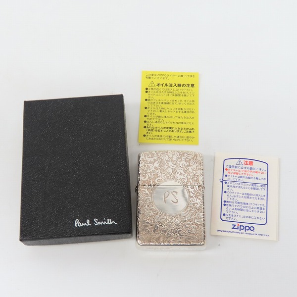 実際に弊社で買取させて頂いたZIPPO/ジッポー Paul Smith/ポールスミス PSロゴ 総柄 2000年製の画像 6枚目