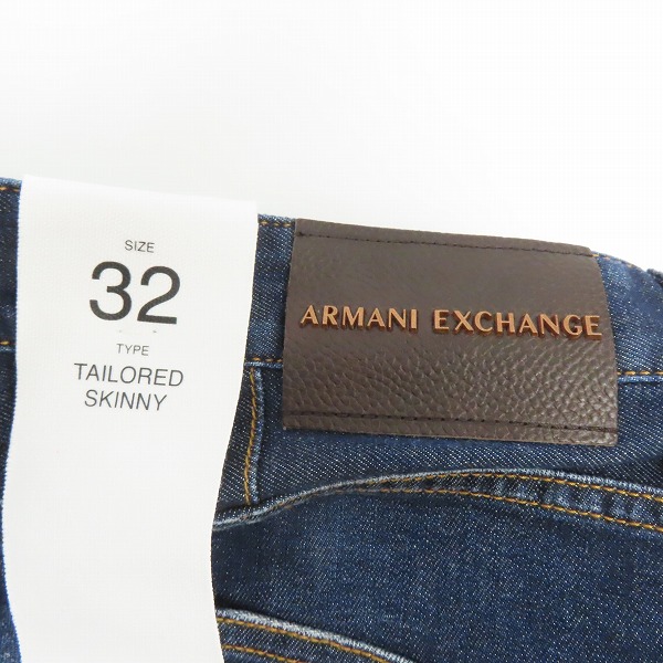 実際に弊社で買取させて頂いた【未使用】ARMANI EXCHANGE/アルマーニエクスチェンジ デニムパンツ J10 SKINNY 3LZJ10 Z1PXZ/32の画像 8枚目