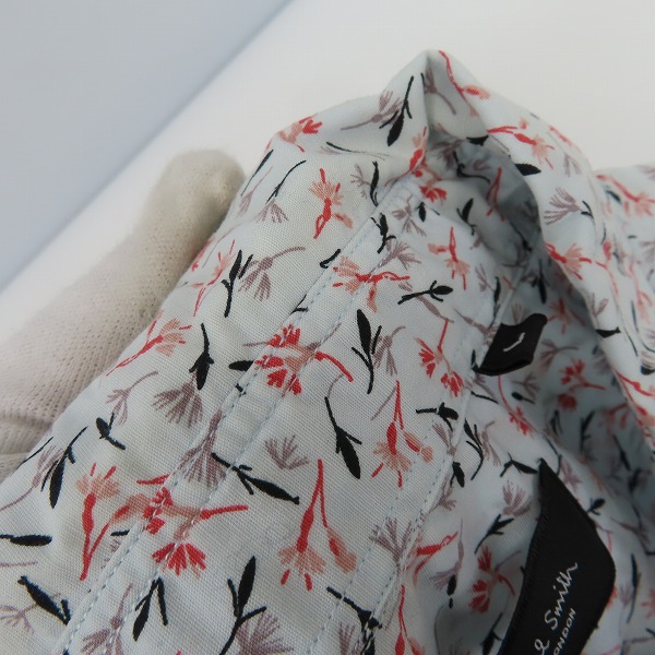 実際に弊社で買取させて頂いたPaul Smith/ポールスミス 半袖シャツ総柄/Lの画像 4枚目