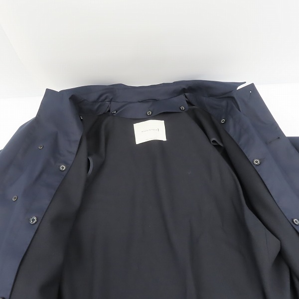 実際に弊社で買取させて頂いたMACKINTOSH/マッキントッシュ DUNKELD SINGLE BREASTED COAT WITH LINER ライナー付き ステンカラー コート GM-1001FD/48の画像 7枚目