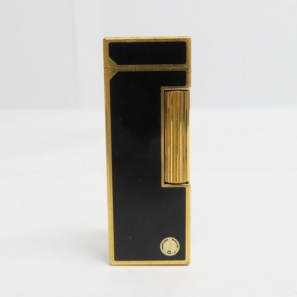 実際に弊社で買取させて頂いた(2) dunhill/ダンヒル サイドローラーガスライター ブラック×ゴールド