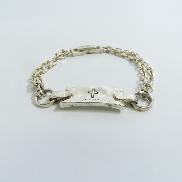 実際に弊社で買取させて頂いたGARNI/ガルニ 十字架/クロス プレート ブレスレット/バングルの画像 1枚目