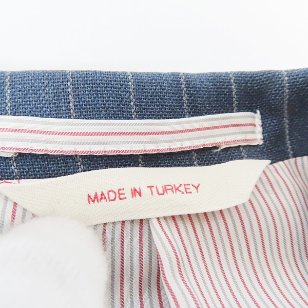 実際に弊社で買取させて頂いた【未使用】Brooks Brothers RED FLEECE/ブルックスブラザーズ ストライプ柄 2Bテーラードジャケット/38の画像 2枚目