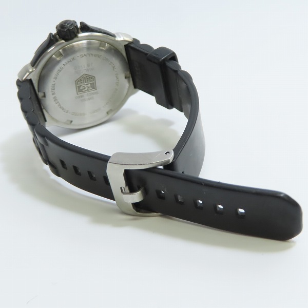 実際に弊社で買取させて頂いた【ジャンク/動作未確認】TAG Heuer/タグホイヤー フォーミュラ1 クォーツ 腕時計 WAC1210の画像 2枚目