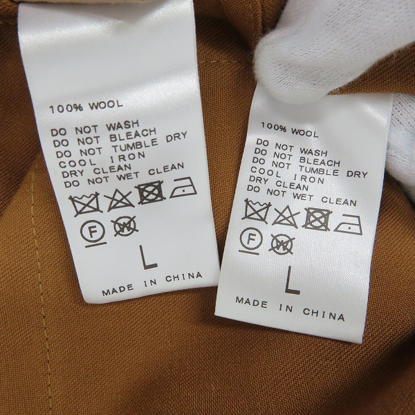 実際に弊社で買取させて頂いた417 EDIFICE/フォーワンセブン エディフィス ウール ジャケット/ワイドテーパードパンツ セットアップ/Lの画像 4枚目