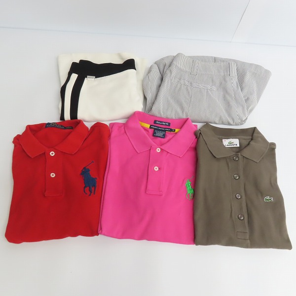 実際に弊社で買取させて頂いた【おまとめ品】バーバリー/ポロラルフローレン他 レディース ゴルフウエア 長袖/半袖 ポロシャツ/スカート等