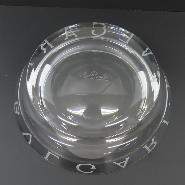 実際に弊社で買取させて頂いたBVLGARI/ブルガリ ローゼンタール 灰皿 クリスタルの画像 3枚目