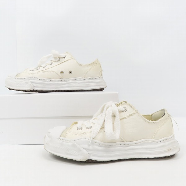 実際に弊社で買取させて頂いたMaison MIHARA YASUHIRO/メゾンミハラヤスヒロ original sole toe cap sneaker LOW スニーカー A05FW702/43の画像 3枚目