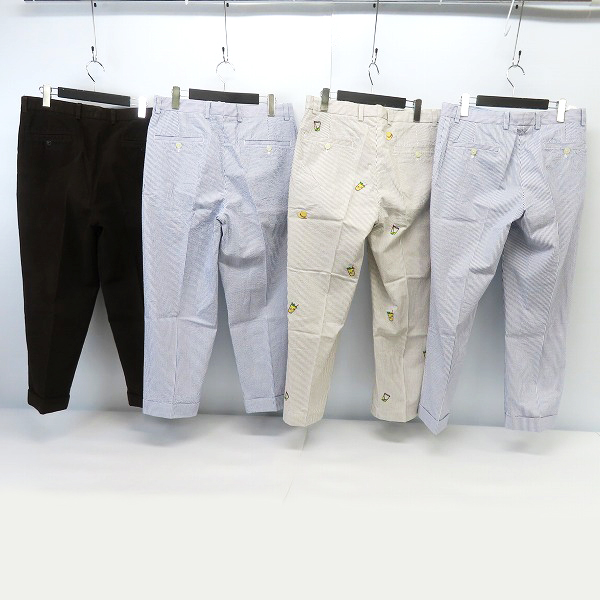 実際に弊社で買取させて頂いたBROOKS BROTHERS/ブルックスブラザーズ コットンパンツ/スラックス 4点セットの画像 1枚目