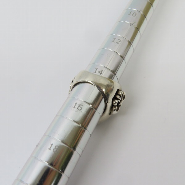 実際に弊社で買取させて頂いたLEATHERS AND TREASURES/レザーズ＆トレジャーズ セイクリッド ハート w/スティングレイ リング 15号の画像 7枚目