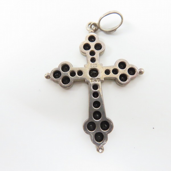 実際に弊社で買取させて頂いたLoree Rodkin/ローリーロドキン ゴシッククロスペンダント ブラックストーンの画像 2枚目