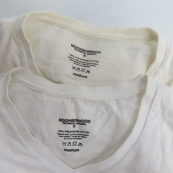 実際に弊社で買取させて頂いた【おまとめ品】THE CRIMIE/クライミー NEIGHBORHOOD/ネイバーフッド他 Vネック等 半袖Tシャツの画像 1枚目