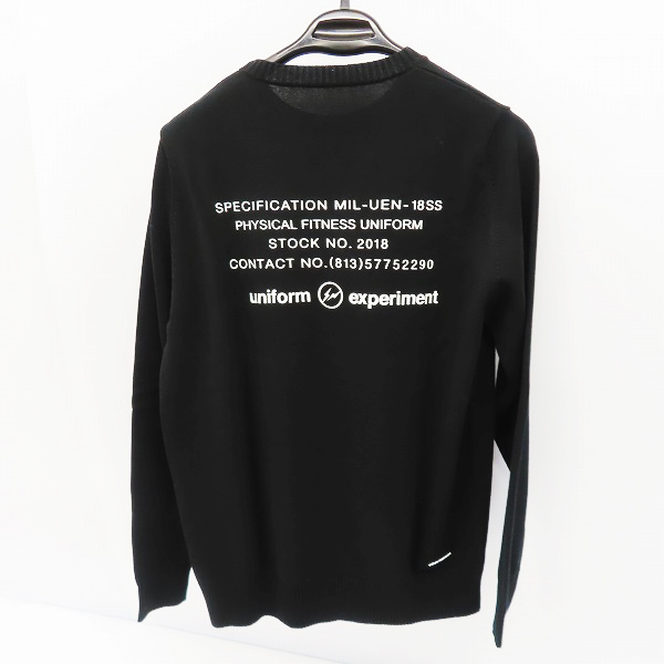 実際に弊社で買取させて頂いたuniform experiment/ユニフォームエクスペリメント 18SS UEN PHYSICAL FITNESS ニット UE-180086/2