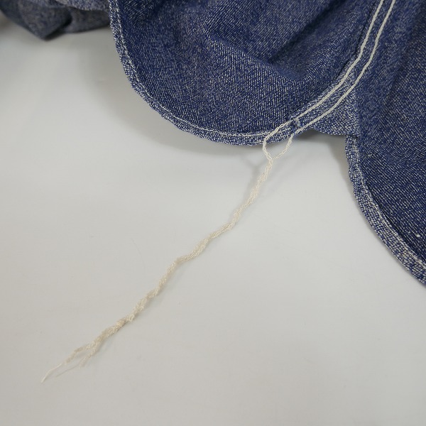 実際に弊社で買取させて頂いたBLACKTOPMOTORCYCLE/ブラックトップモーターサイクル シャンブレーシャツ 長袖シャツ /Sの画像 6枚目