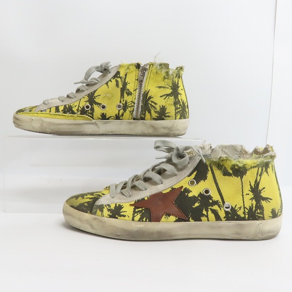 実際に弊社で買取させて頂いたGOLDEN GOOSE/ゴールデングース FRANCY/フランシー サイドジップ ツリーデザイン/41の画像 3枚目