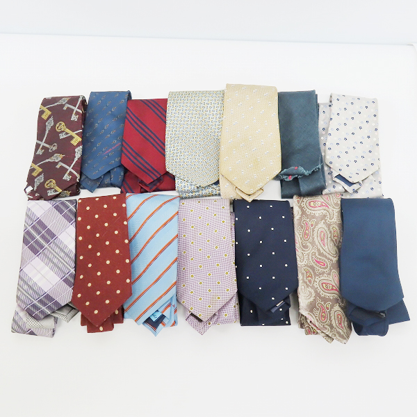 実際に弊社で買取させて頂いた【おまとめ品】ポールスミス/シャルル ジョルダン/ラルフローレン他 ストライプ/ドット/ペイズリー等 ネクタイの画像 1枚目
