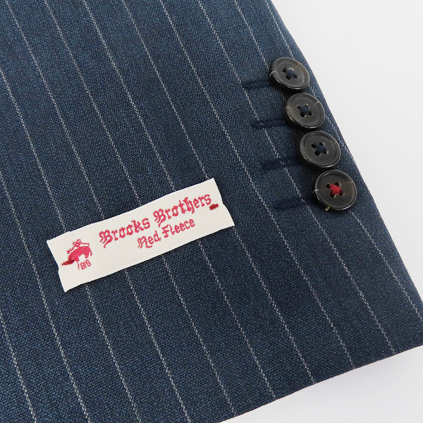 実際に弊社で買取させて頂いた【未使用】Brooks Brothers RED FLEECE/ブルックスブラザーズ ストライプ柄 2Bテーラードジャケット/38の画像 3枚目
