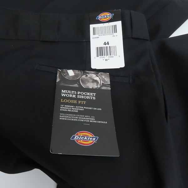 実際に弊社で買取させて頂いた Dickies/ディッキーズ ハーフパンツサイズ マルチ ポケット ワーク ショーツ/ブラック/44の画像 5枚目