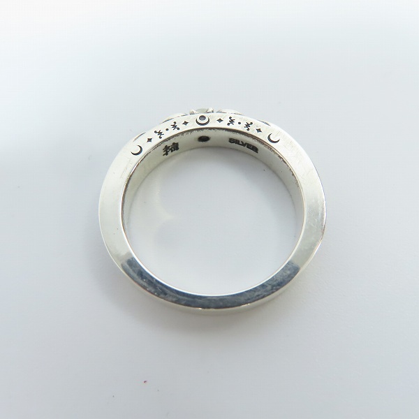 実際に弊社で買取させて頂いた【ギャラ付き】Bloody Mary/ブラッディマリー セレーネリング -月- ｗ/ ブルームーンストーン/レインボームーンストーン 17号の画像 4枚目