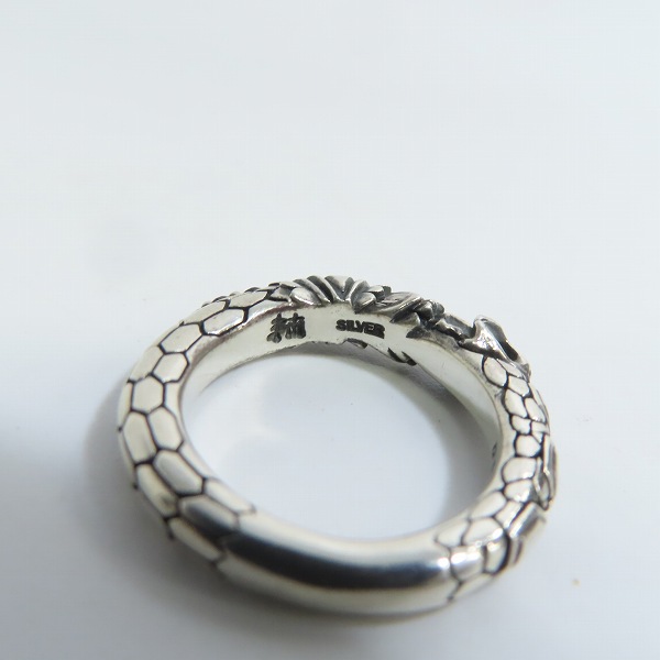 実際に弊社で買取させて頂いた【ギャラ付】Bloody Mary/ブラッディマリー 四神 - 玄武 リング ブラックダイヤ 8号の画像 6枚目