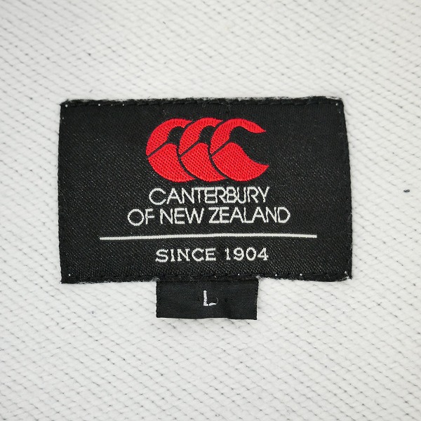 実際に弊社で買取させて頂いたCANTERBURY/カンタベリー ジップアップ スウェット ジャージ ワッペン 3041489P00 /Lの画像 2枚目