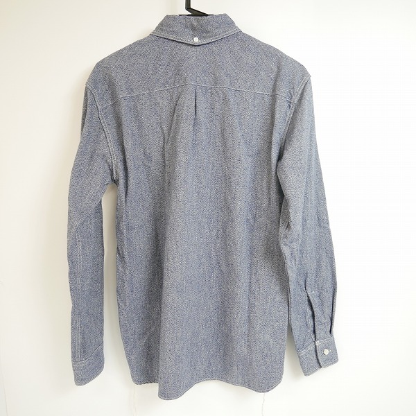 実際に弊社で買取させて頂いたBLACKTOPMOTORCYCLE/ブラックトップモーターサイクル シャンブレーシャツ 長袖シャツ /Sの画像 1枚目