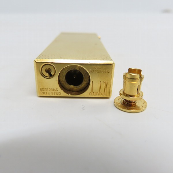 実際に弊社で買取させて頂いたdunhill/ダンヒル ダイヤカット ローラー ガスライター ゴールドの画像 2枚目