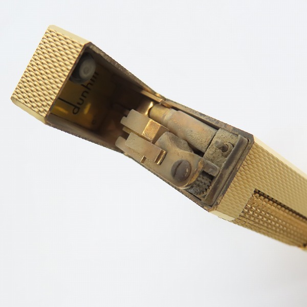 実際に弊社で買取させて頂いたdunhill/ダンヒル ダイヤカット ローラー ガスライター ゴールドの画像 5枚目