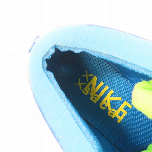 実際に弊社で買取させて頂いた【未使用】カウズ×サカイ×ナイキ BLAZER LOW Neptune Blue/ブレーザーロー ネプチューンブルー DM7901-400/27.5の画像 4枚目