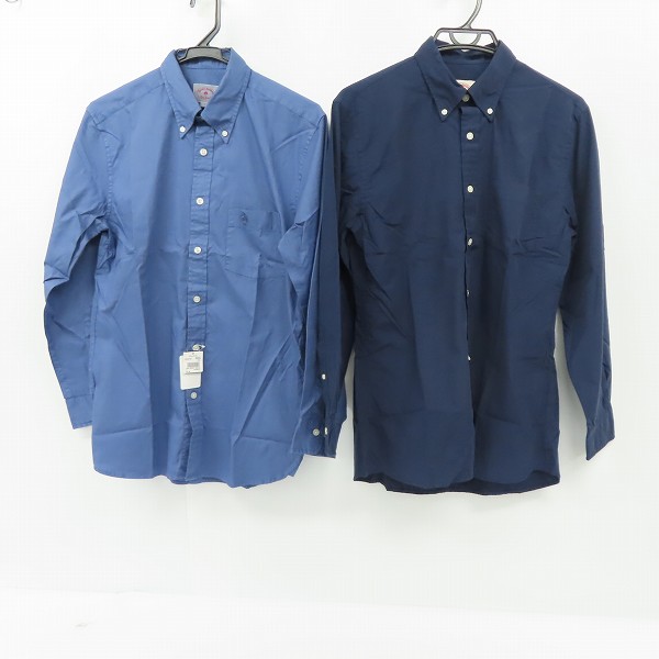 実際に弊社で買取させて頂いた【未使用】Brooks Brothers Red Fleece/ブルックスブラザーズ B.D.シャツ ブルー/ネイビー 2点セット