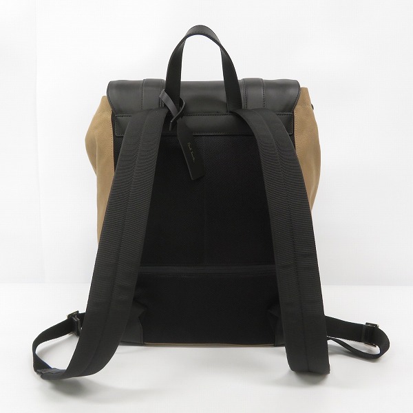 実際に弊社で買取させて頂いたPaul Smith/ポールスミス レザー リュックサック/バックパック ダック地の画像 1枚目