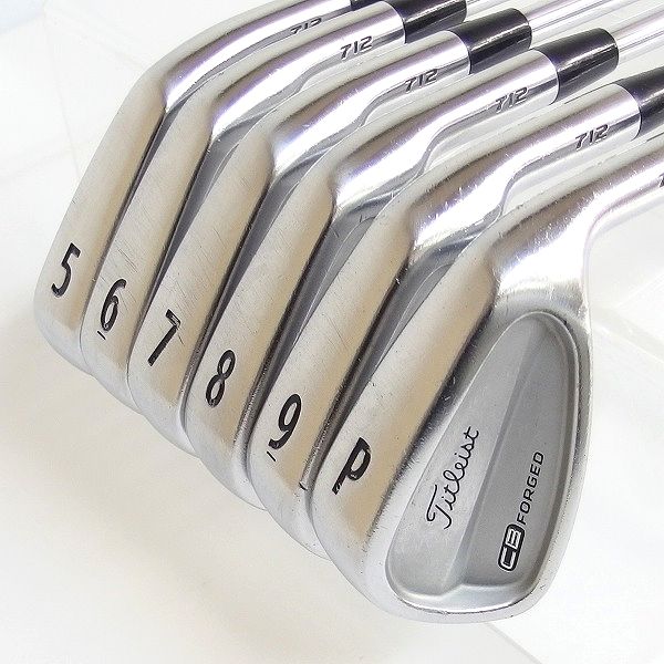 実際に弊社で買取させて頂いたTitleist/タイトリスト CB 712 FORGED アイアン ＃5～9,Pw 6本セットDynamic GOLD FLEX：S200 