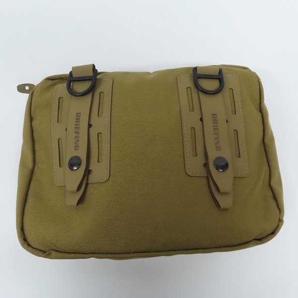 実際に弊社で買取させて頂いたBRIEFING/ブリーフィング PG AT POUCH WIDE ポーチショルダーバッグ ベージュ系 BRM203A09の画像 1枚目