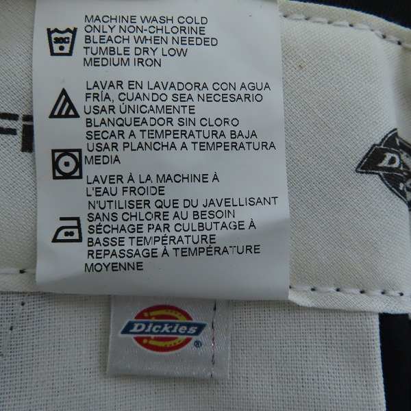 実際に弊社で買取させて頂いた Dickies/ディッキーズ ハーフパンツサイズ マルチ ポケット ワーク ショーツ/ブラック/44の画像 4枚目