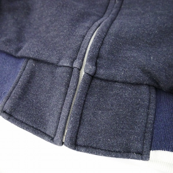 実際に弊社で買取させて頂いたCANTERBURY/カンタベリー ジップアップ スウェット ジャージ ネイビー 6031614P00 /Mの画像 7枚目