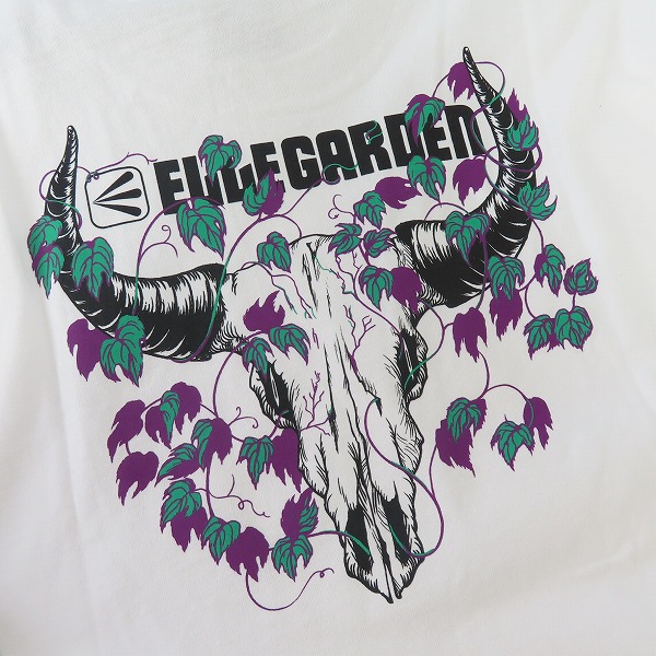 実際に弊社で買取させて頂いたELLE GARDEN/エルレガーデン BULL T-SHIRTS バンドTシャツ ホワイト/XLの画像 6枚目
