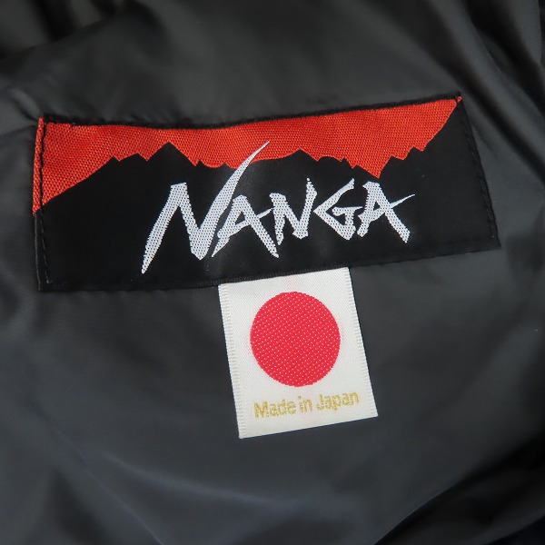 実際に弊社で買取させて頂いたBackChannel×NANGA/バックチャンネル×ナンガ 配色切り替え フーデッド ダウン ジャケット/Mの画像 3枚目