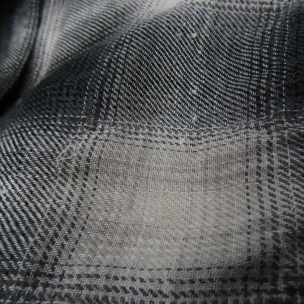実際に弊社で買取させて頂いたLGB/ルグランブルー グラデーションオンブレチェックシャツ 2 SHIRT-G 90598C/1の画像 5枚目